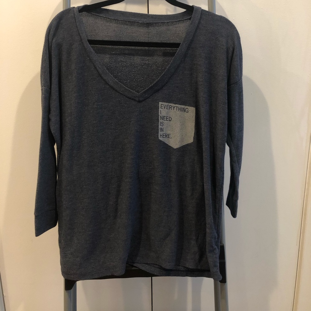 Good hYOUman super soft v neck sweatshirt